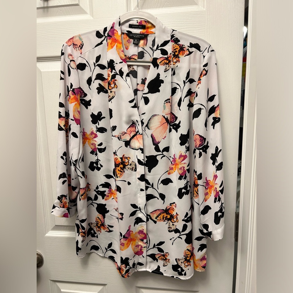 Investments Floral Blouse